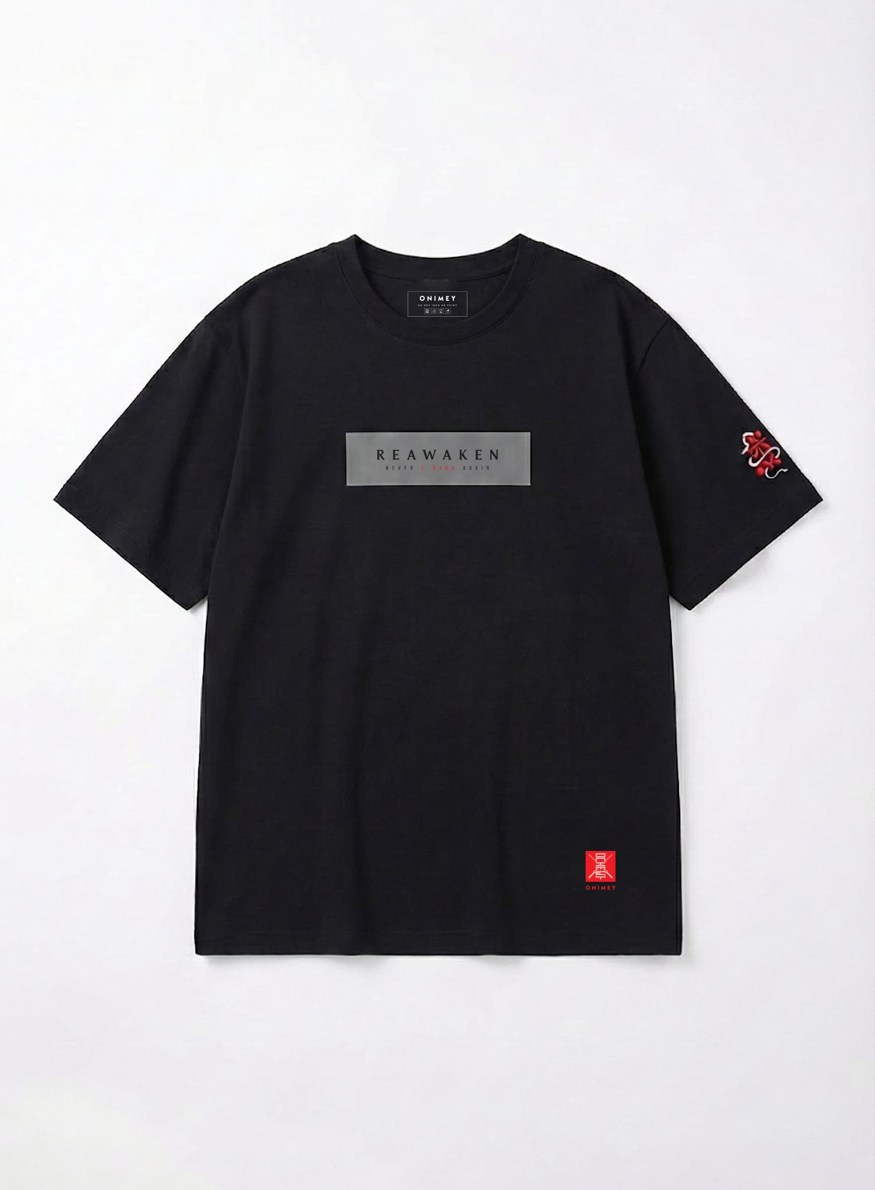 REAWAKEN Rubber Print T-Shirt – Anime Inspired Oversized Streetwear | Premium Drop Shoulder T-Shirt BD