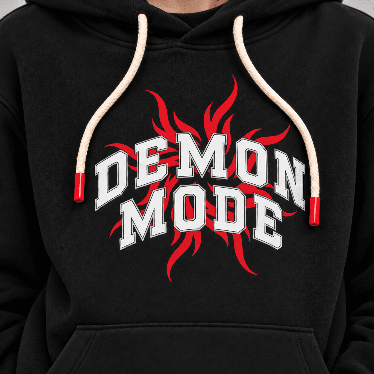 Demon Mode Anime Hoodie - alternate view